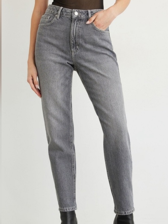 Dynamite Denim - Dynamite Claudia Mom Jeans - High-Rise Black Straight Jeans
